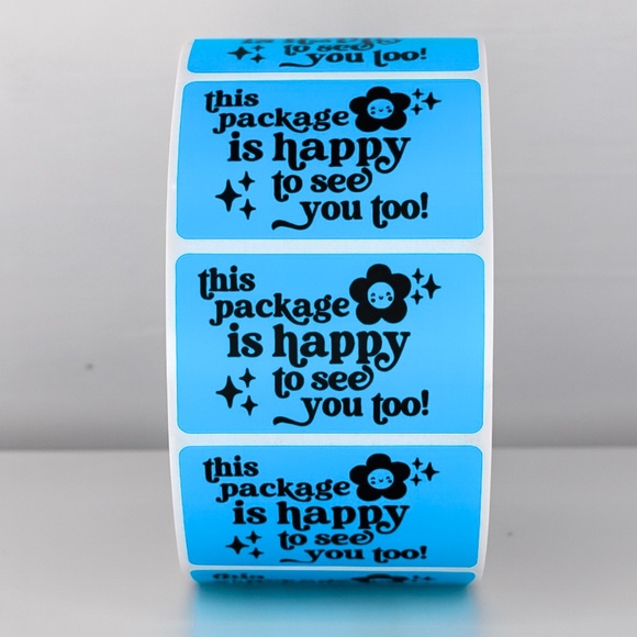 This Package Is Happy To See You Too Sticker | 8 COLORS TO CHOOSE FROM - Picture 3 of 11